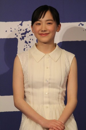 映画『海獣の子供』完成報告会見に登場した芦田愛菜