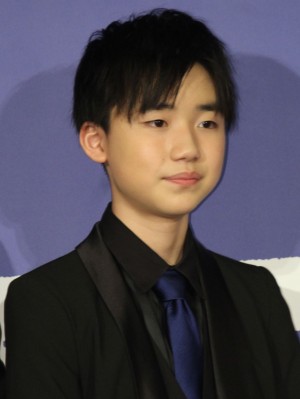 映画『海獣の子供』完成報告会見に登場した石橋陽彩