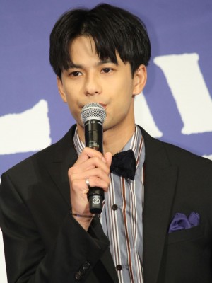 映画『海獣の子供』完成報告会見に登場した森崎ウィン