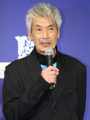 映画『海獣の子供』完成報告会見に登場した田中泯