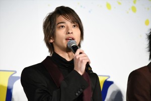 映画『チア男子!!』初日舞台挨拶に登壇した横浜流星