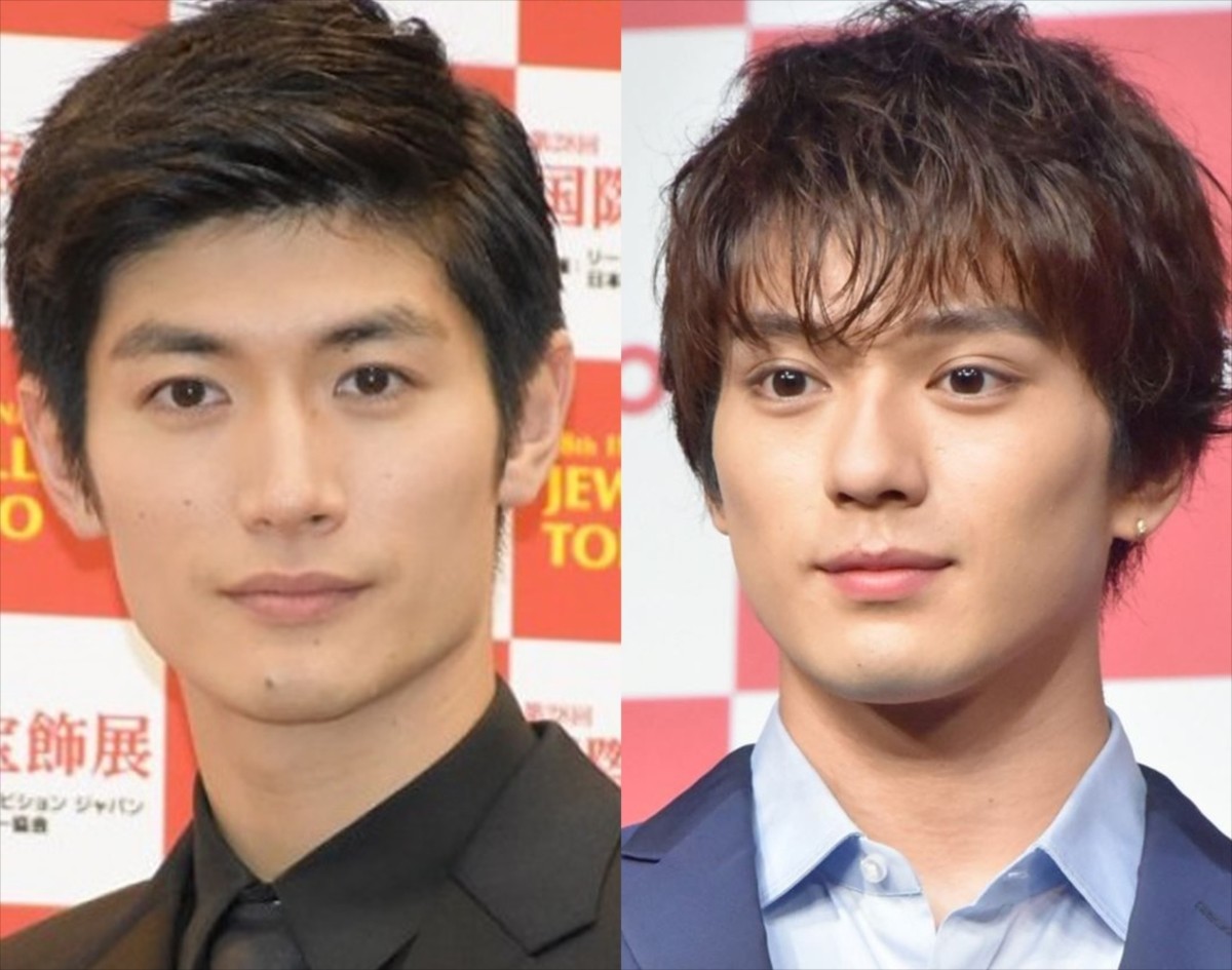 インスタグラムでイケメン2ショットを披露した(左から)三浦春馬、新田真剣佑