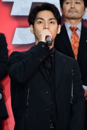 映画『ザ・ファブル』レッドカーペットイベントに登場した柳楽優弥