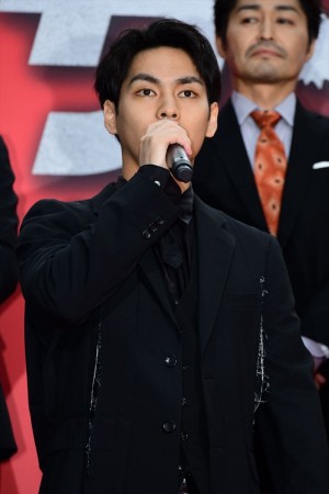 映画『ザ・ファブル』レッドカーペットイベントに登場した柳楽優弥