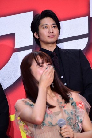 映画『ザ・ファブル』レッドカーペットイベントに登場した向井理