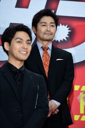 映画『ザ・ファブル』レッドカーペットイベントに登場した安田顕