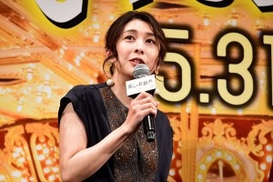 『長いお別れ』キャスト舞台挨拶付きプレミア試写会に登場した竹内結子