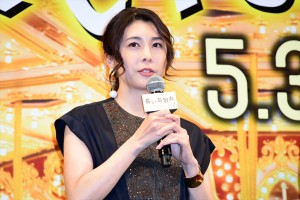 『長いお別れ』キャスト舞台挨拶付きプレミア試写会に登場した竹内結子