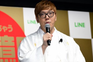 「LINE・LINE Pay 記者発表会」に登場したHIKAKIN