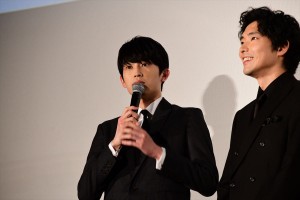 『居眠り磐音』初日舞台挨拶に登壇した杉野遥亮