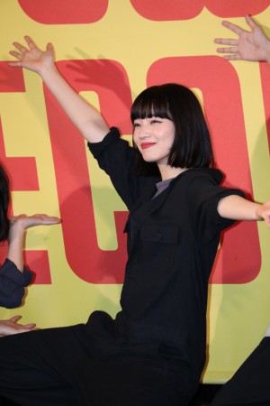 『さよならくちびる』公開直前イベントに登場した小松菜奈