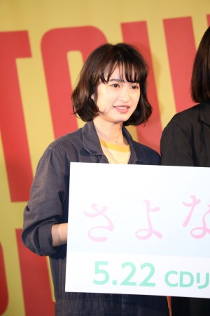 『さよならくちびる』公開直前イベントに登場した門脇麦