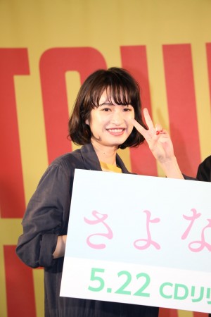 『さよならくちびる』公開直前イベントに登場した門脇麦