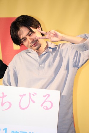 『さよならくちびる』公開直前イベントに登場した成田凌