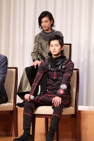 『劇場版 仮面ライダージオウ Over Quartzer』製作発表記者会見に登場した押田岳