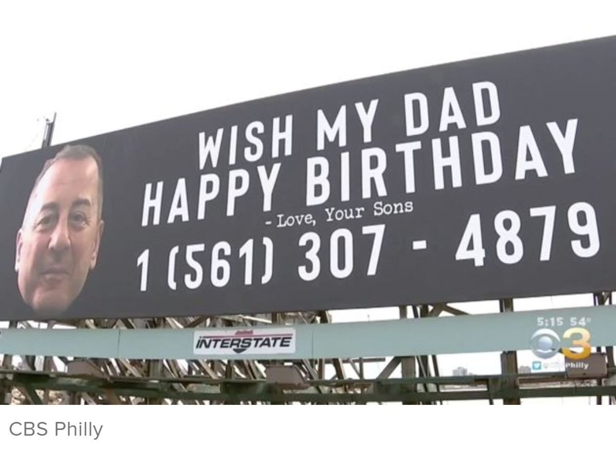 「パパの誕生日を電話で祝って！」 番号付き広告でパパに連絡1万5千件