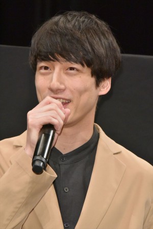 映画『劇場版 ファイナルファンタジーXIV 光のお父さん』完成披露試写会に登場した坂口健太郎