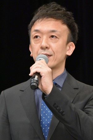 映画『劇場版 ファイナルファンタジーXIV 光のお父さん』完成披露試写会に登場した野口照夫監督