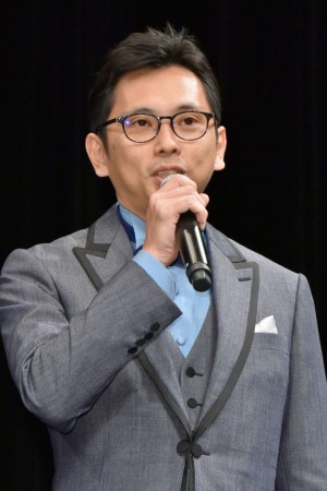 映画『劇場版 ファイナルファンタジーXIV 光のお父さん』完成披露試写会に登場した山本清史監督（ゲームパート監督）