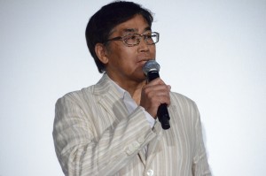 映画『空母いぶき』初日舞台挨拶に登壇した若松節朗監督