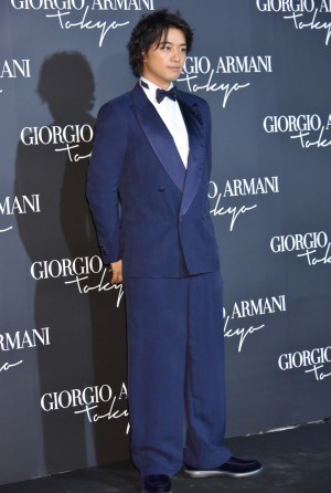 「GIORGIO ARMANI 2020 CRUISE COLLECTION SHOW」に来場した斎藤工