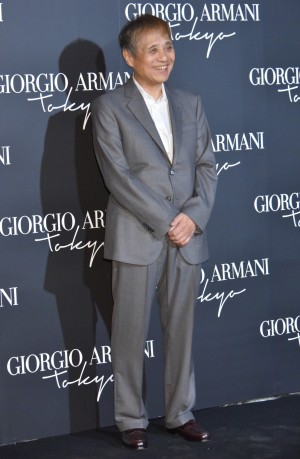 「GIORGIO ARMANI 2020 CRUISE COLLECTION SHOW」に来場した安藤忠雄