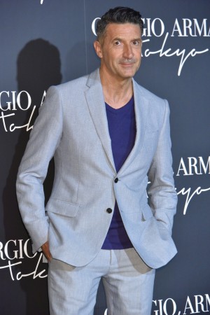 「GIORGIO ARMANI 2020 CRUISE COLLECTION SHOW」に来場したパンツェッタ・ジローラモ