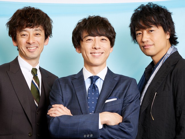 『東京独身男子』出演の(左から)滝藤賢一、高橋一生、斎藤工