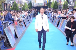 『ゴジラ　キング・オブ・モンスターズ』ゴジラカーペットイベントに登場した渡辺謙