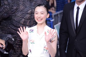 『ゴジラ　キング・オブ・モンスターズ』ゴジラカーペットイベントに登場した芦田愛菜