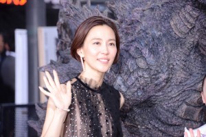 『ゴジラ　キング・オブ・モンスターズ』ゴジラカーペットイベントに登場した木村佳乃