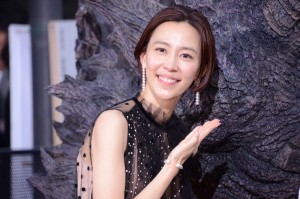 『ゴジラ　キング・オブ・モンスターズ』ゴジラカーペットイベントに登場した木村佳乃