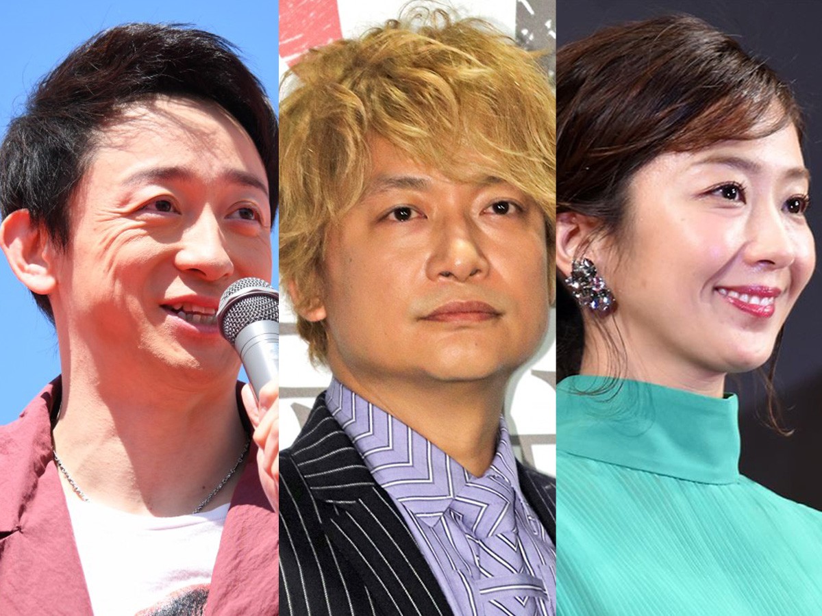 (左から)山本耕史、香取慎吾、優香