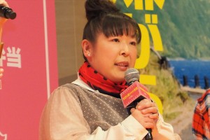 映画『今日も嫌がらせ弁当』完成披露イベントに登場した村上知子