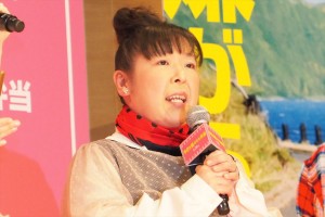 映画『今日も嫌がらせ弁当』完成披露イベントに登場した村上知子