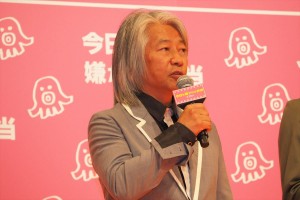 映画『今日も嫌がらせ弁当』完成披露イベントに登場した塚本連平監督