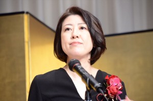 第37回（2018年度）向田邦子賞贈賞式に出席した野木亜紀子