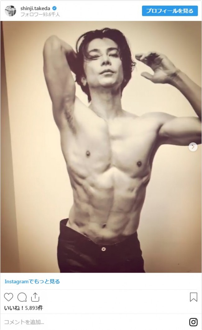 武田真治の 肉体美 を動画で堪能 美しい筋肉ショットをスライドショーで公開 19年5月29日 写真 エンタメ ニュース クランクイン