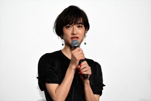『さよならくちびる』初日舞台挨拶イベントに登場した門脇麦