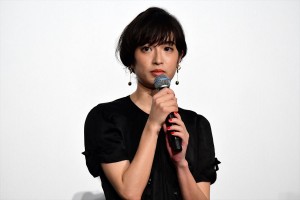 『さよならくちびる』初日舞台挨拶イベントに登場した門脇麦
