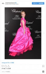 エル・ファニング、第72回カンヌ国際映画祭にて　※「ヴィヴィアン・ウエストウッド」インスタグラム