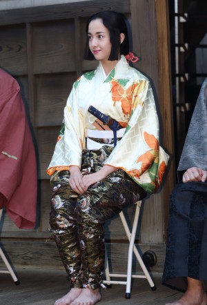 沢尻エリカ、大河ドラマ『麒麟がくる』クランクイン取材会に登場