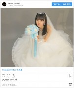 齋藤飛鳥、純白のウェディングドレス ※『ザンビ』インスタグラム