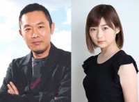 映画『ペット2』で吹き替え声優を務める（左から）内藤剛志と伊藤沙莉