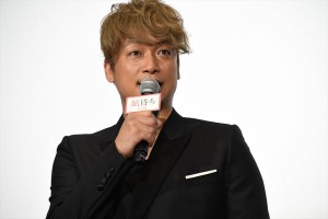 映画『凪待ち』完成披露試写会に登場した香取慎吾