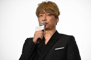 映画『凪待ち』完成披露試写会に登場した香取慎吾