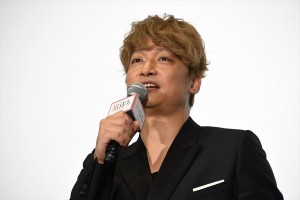 映画『凪待ち』完成披露試写会に登場した香取慎吾