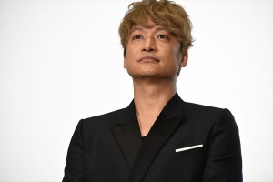 映画『凪待ち』完成披露試写会に登場した香取慎吾