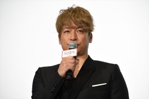 映画『凪待ち』完成披露試写会に登場した香取慎吾