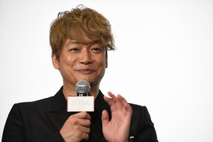 映画『凪待ち』完成披露試写会に登場した香取慎吾